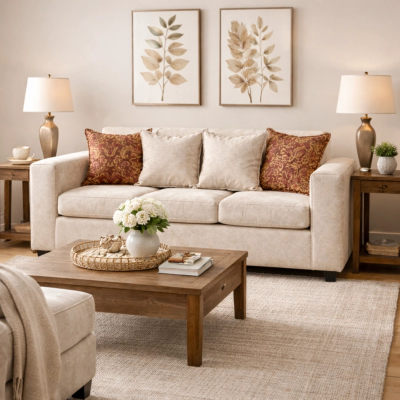 SOFA 3 CUERPOS EZEIZA BEIGE - 1