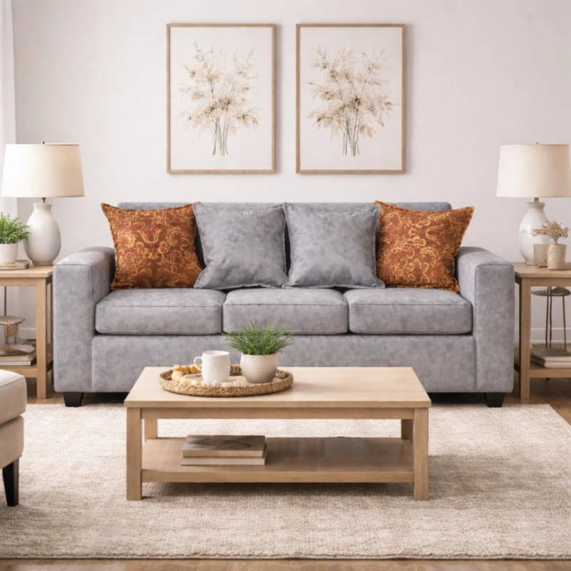 SOFA 3 CUERPOS EZEIZA GRIS - 1