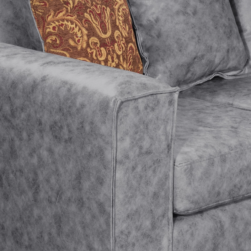 SOFA 2 CUERPOS EZEIZA GRIS - 3