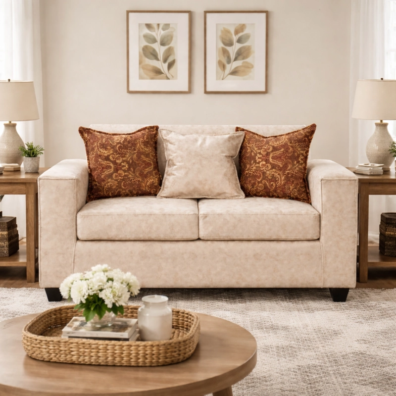 SOFA 2 CUERPOS EZEIZA BEIGE - 1