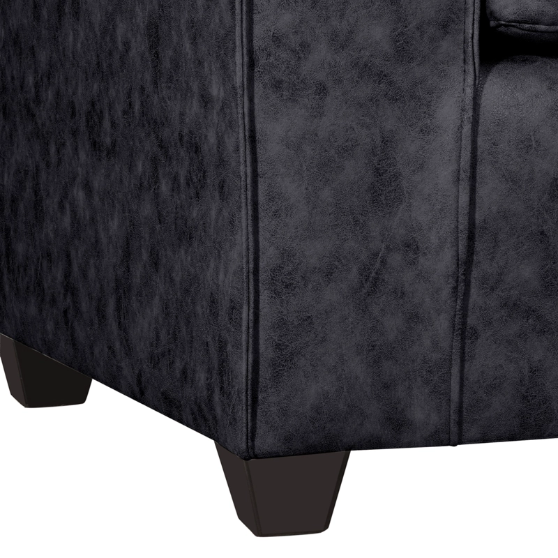SOFA 3 CUERPOS EZEIZA NEGRO - 5