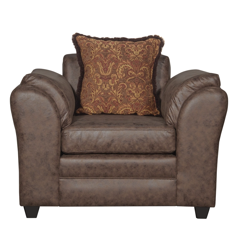 JUEGO DE LIVING 2 1 1 ACONCAGUA CHOCOLATE - 6