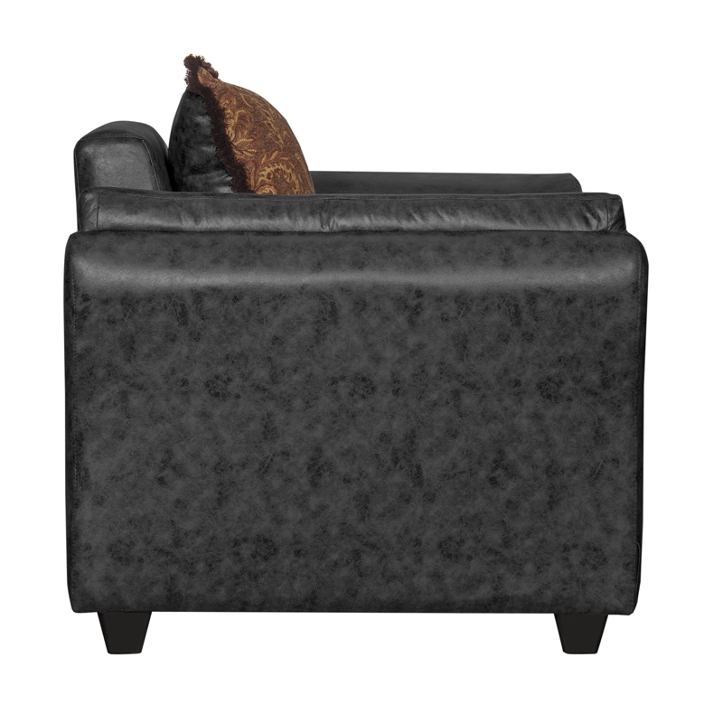 JUEGO DE LIVING 2 1 1 ACONCAGUA NEGRO - 6