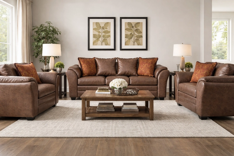 JUEGO DE LIVING 3 1 1 ACONCAGUA CHOCOLATE