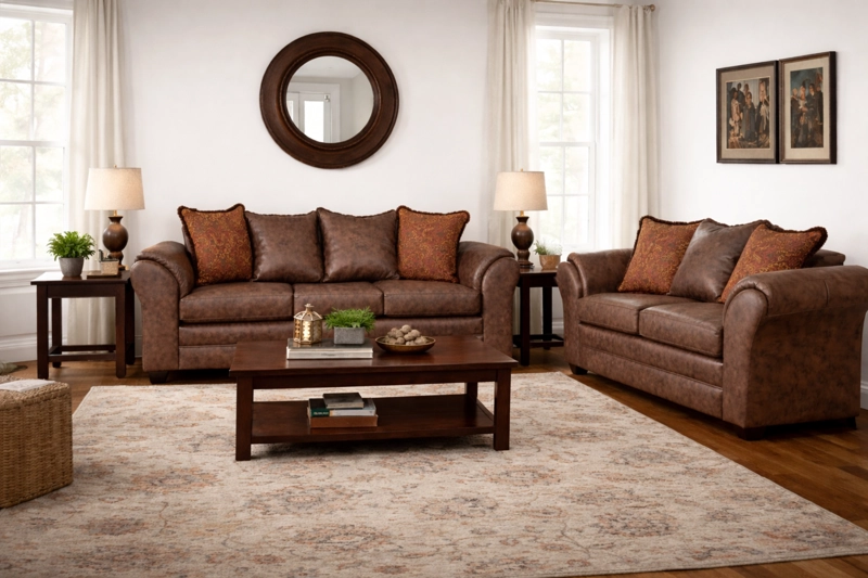 JUEGO DE LIVING 3 2 ACONCAGUA CHOCOLATE - 1