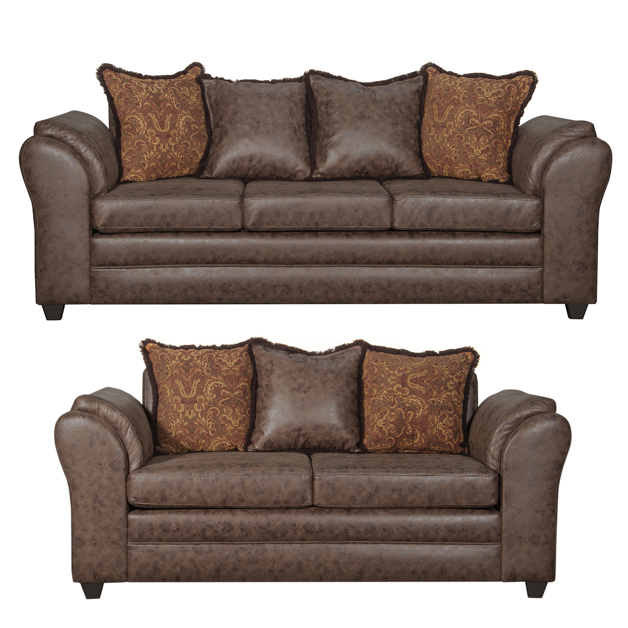 JUEGO DE LIVING 3 2 ACONCAGUA CHOCOLATE - 2