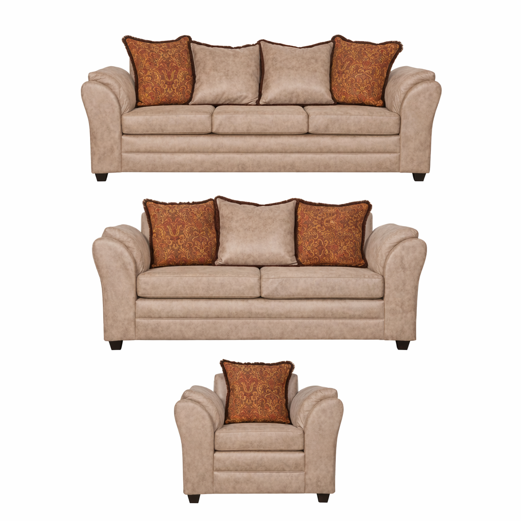 JUEGO DE LIVING 3 2 1 ACONCAGUA BEIGE - 1