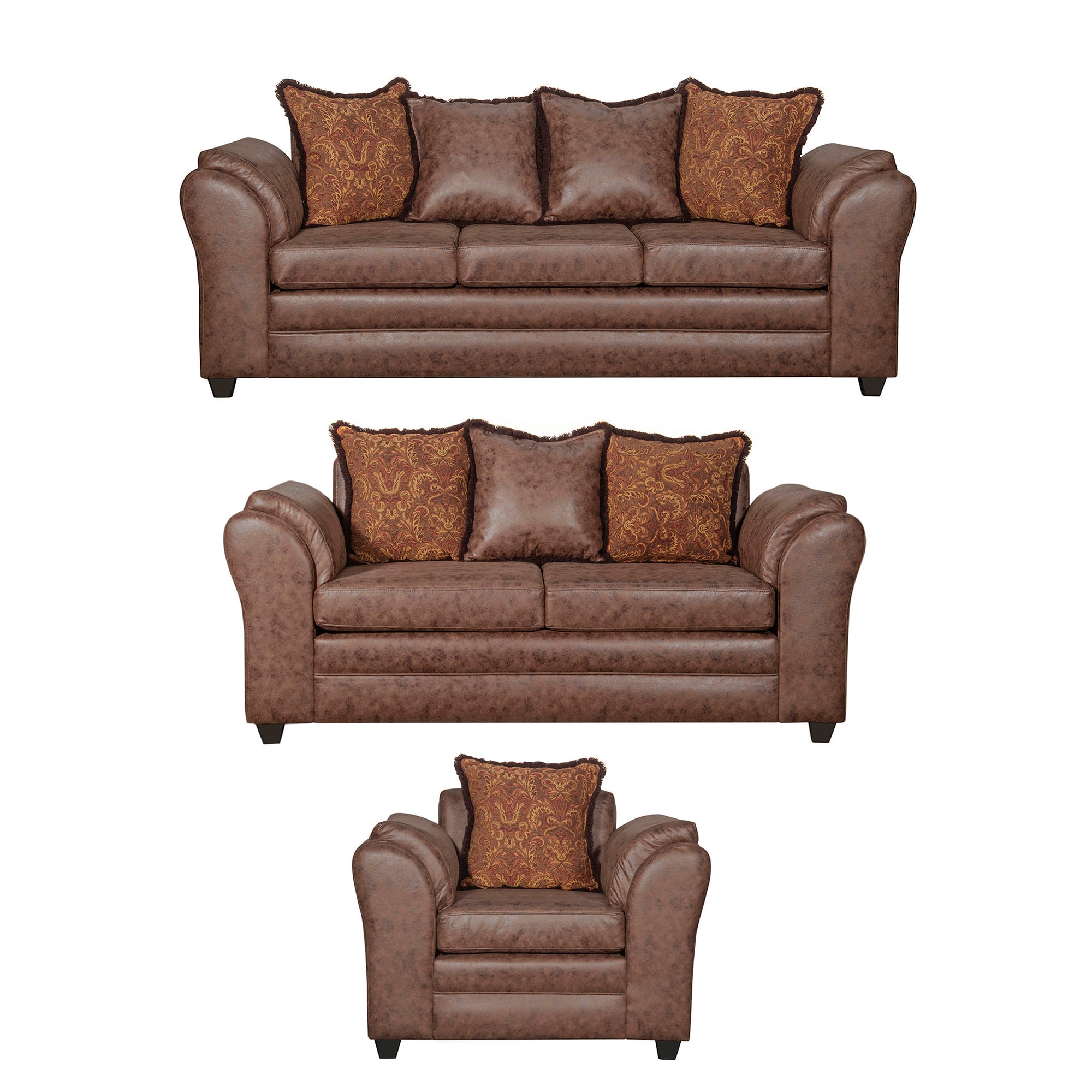 JUEGO DE LIVING 3 2 1 ACONCAGUA CAFE - 2