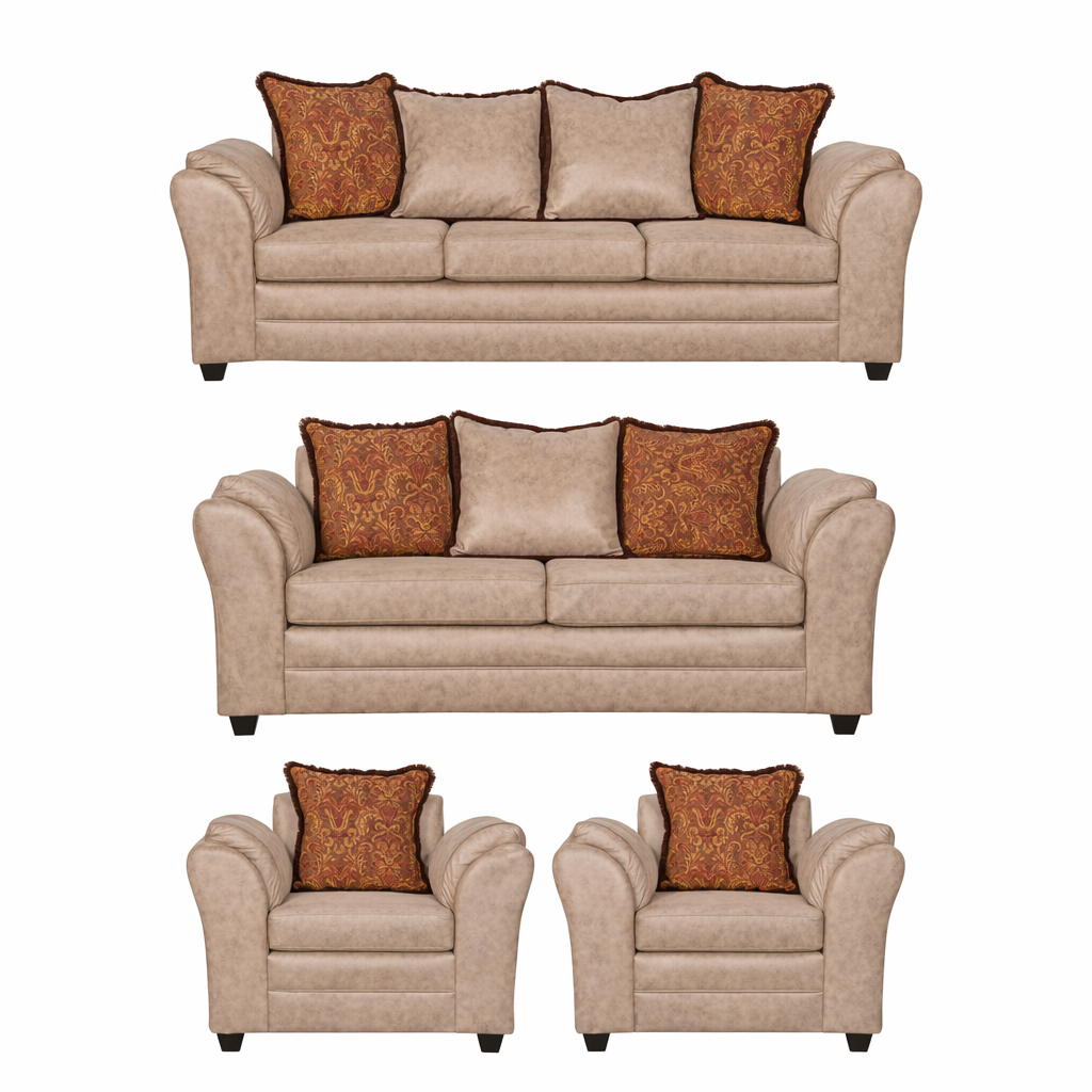 JUEGO DE LIVING 3 2 1 1 ACONCAGUA BEIGE - 2