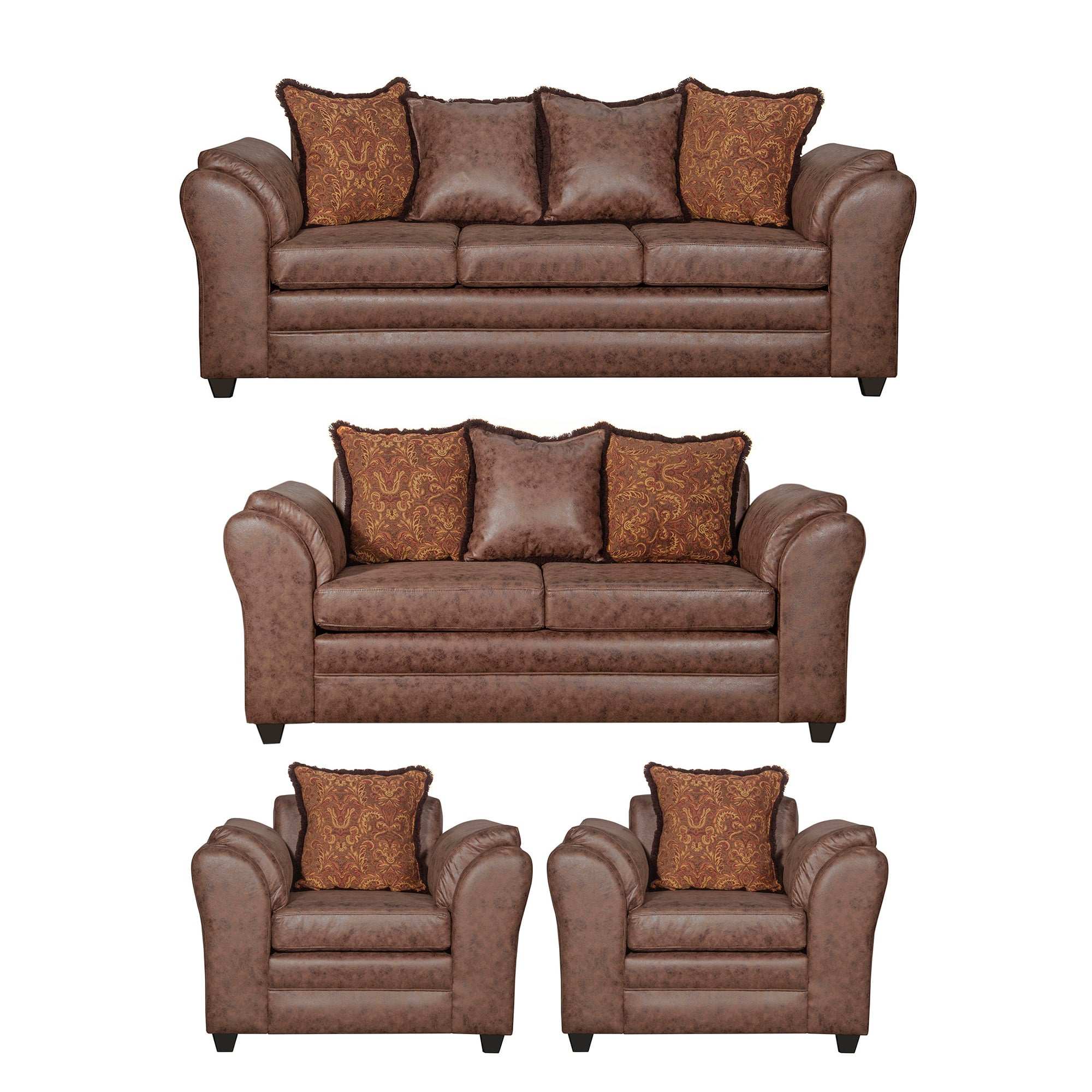 JUEGO DE LIVING 3 2 1 1 ACONCAGUA CAFE - 3