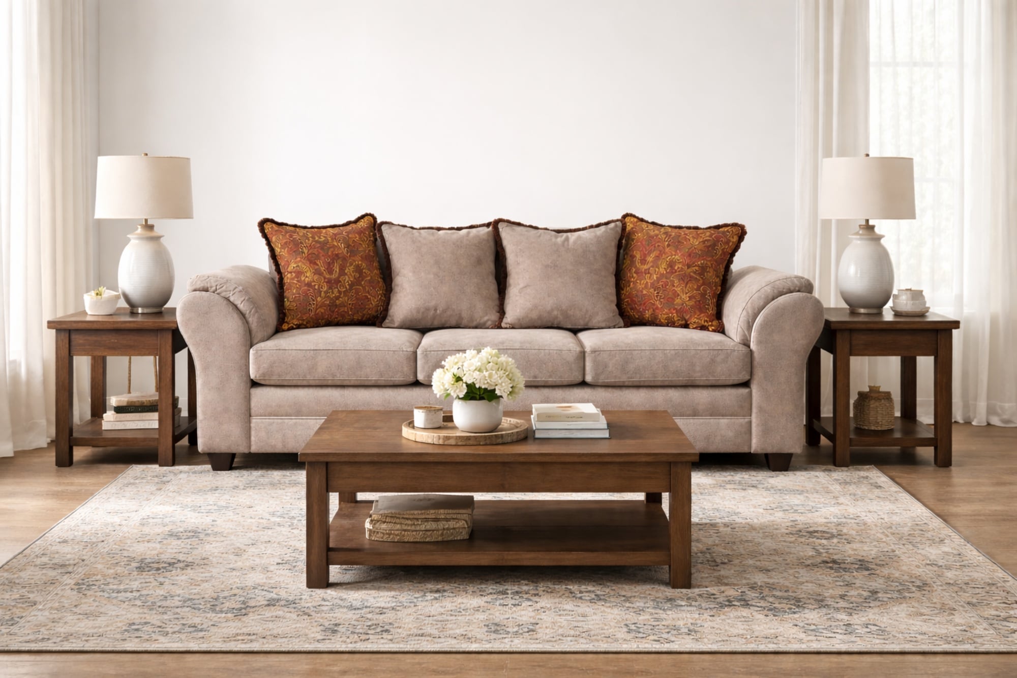 SOFA 3 CUERPOS ACONCAGUA BEIGE - 1