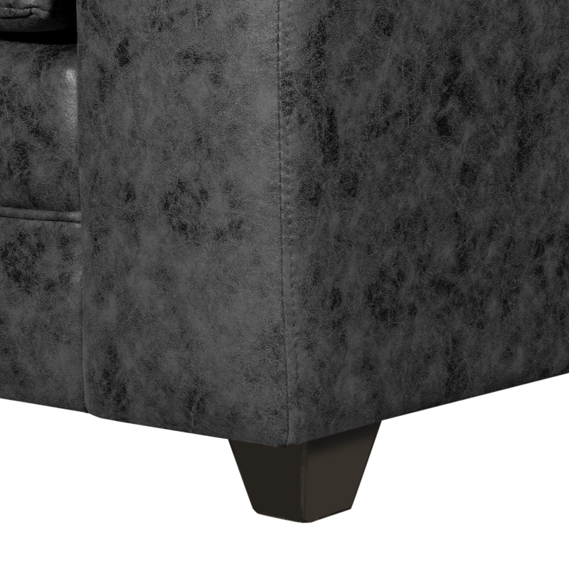 SOFA 3 CUERPOS ACONCAGUA NEGRO - 5