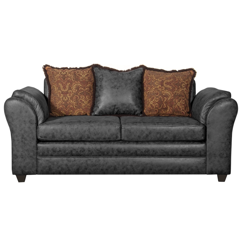 JUEGO DE LIVING 2 1 1 SITIAL ACONCAGUA NEGRO - 3