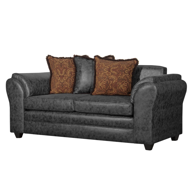 JUEGO DE LIVING 3 2 1 SITIAL ACONCAGUA NEGRO - 6