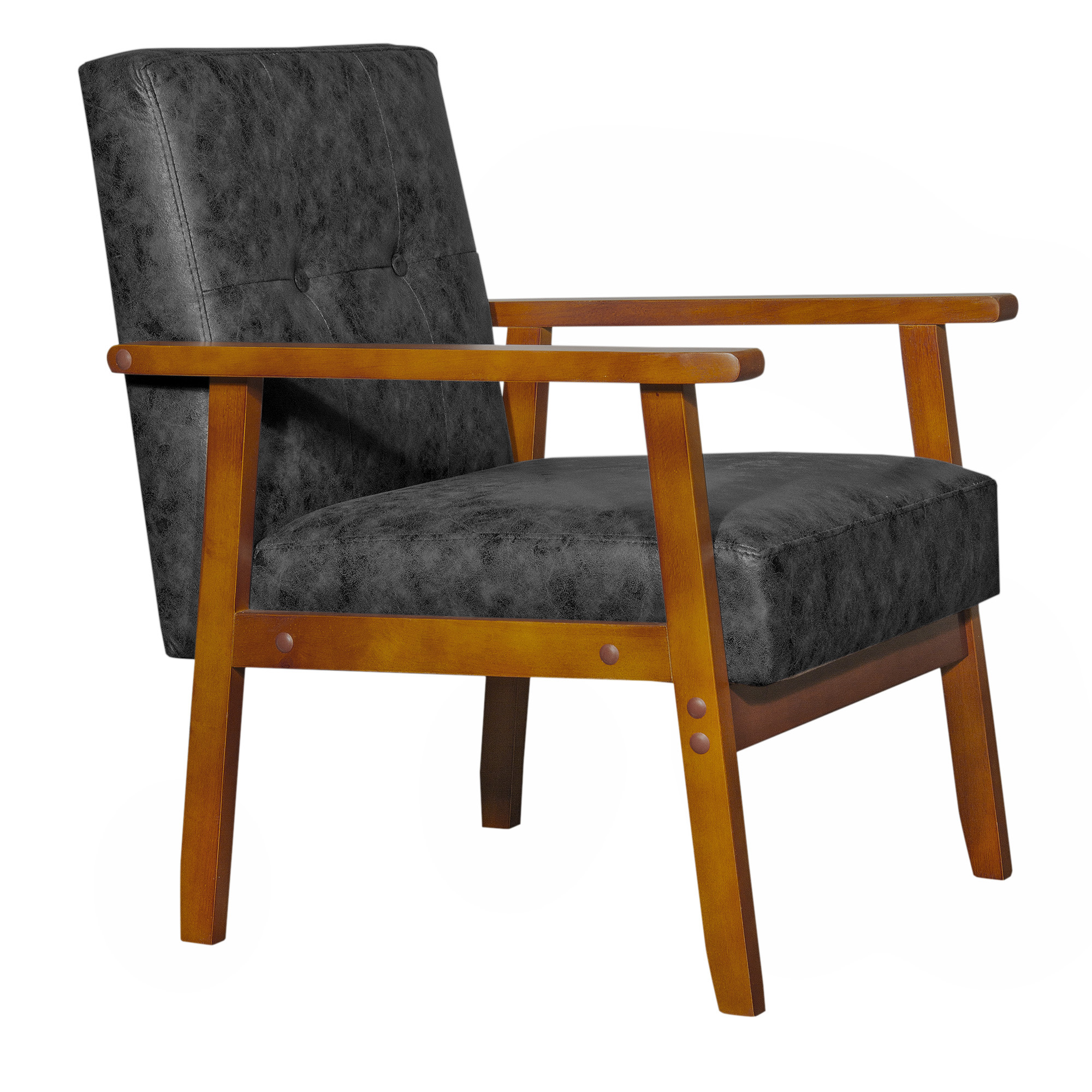 JUEGO DE LIVING 3 2 1 1 SITIAL ACONCAGUA  NEGRO - 7