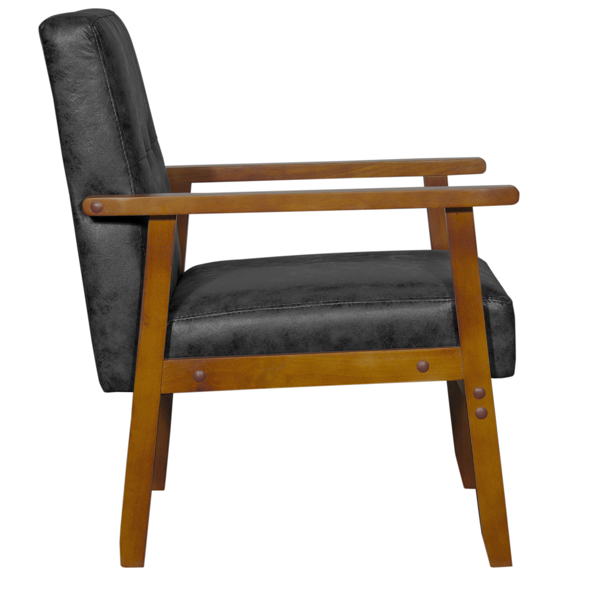 JUEGO DE LIVING 3 2 1 1 SITIAL ACONCAGUA  NEGRO - 8