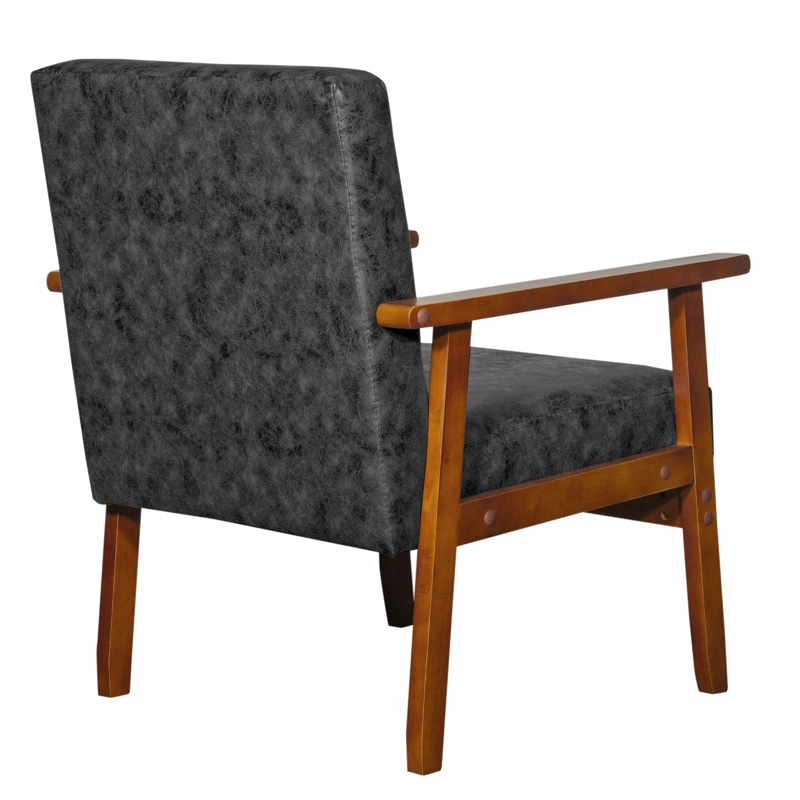 JUEGO DE LIVING 3 2 1 1 SITIAL ACONCAGUA  NEGRO - 9