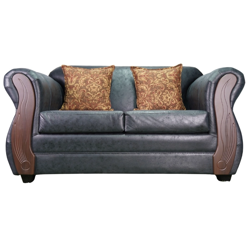 JUEGO DE LIVING 3 2 TOSCANA NEGRO - 4