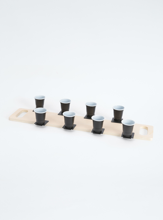 JUEGO CLASSIC FLIP CUP BASE MADERA - 1