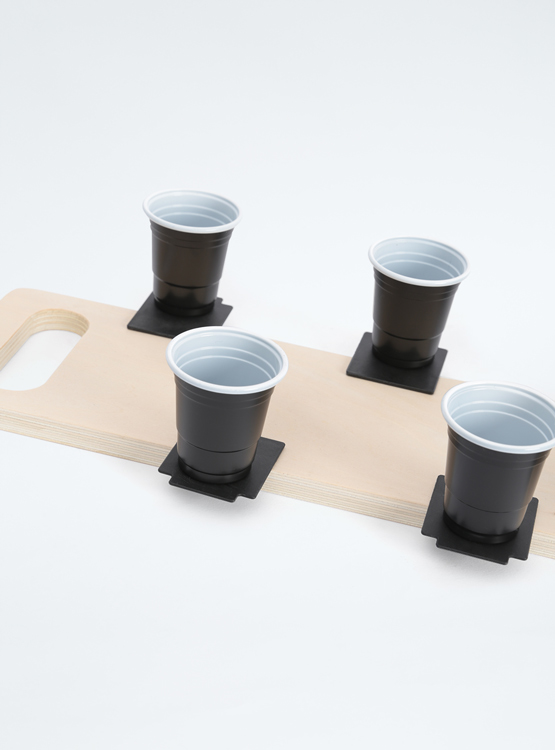JUEGO CLASSIC FLIP CUP BASE MADERA - 2