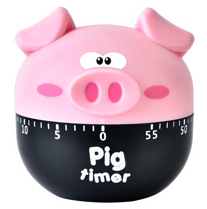 TIMER CHANCHO COCINA RELOJ TEMPORIZADOR A CUERDA - 1