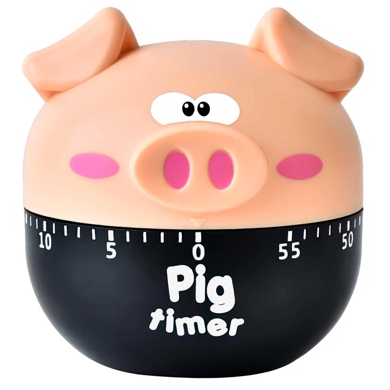 TIMER CHANCHO COCINA RELOJ TEMPORIZADOR A CUERDA - 2