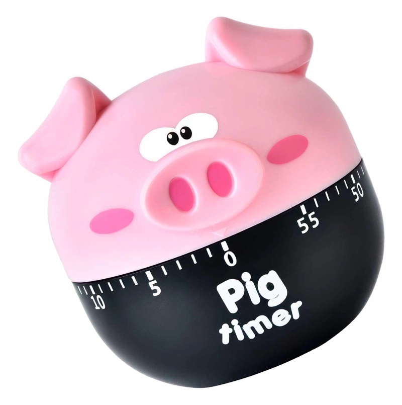 TIMER CHANCHO COCINA RELOJ TEMPORIZADOR A CUERDA - 7
