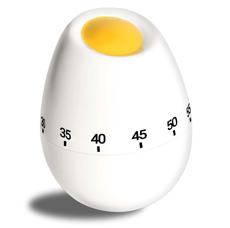 TIMER A CUERDA HUEVO DURO CON YEMA COCINA RELOJ TEMPORIZADOR - 1
