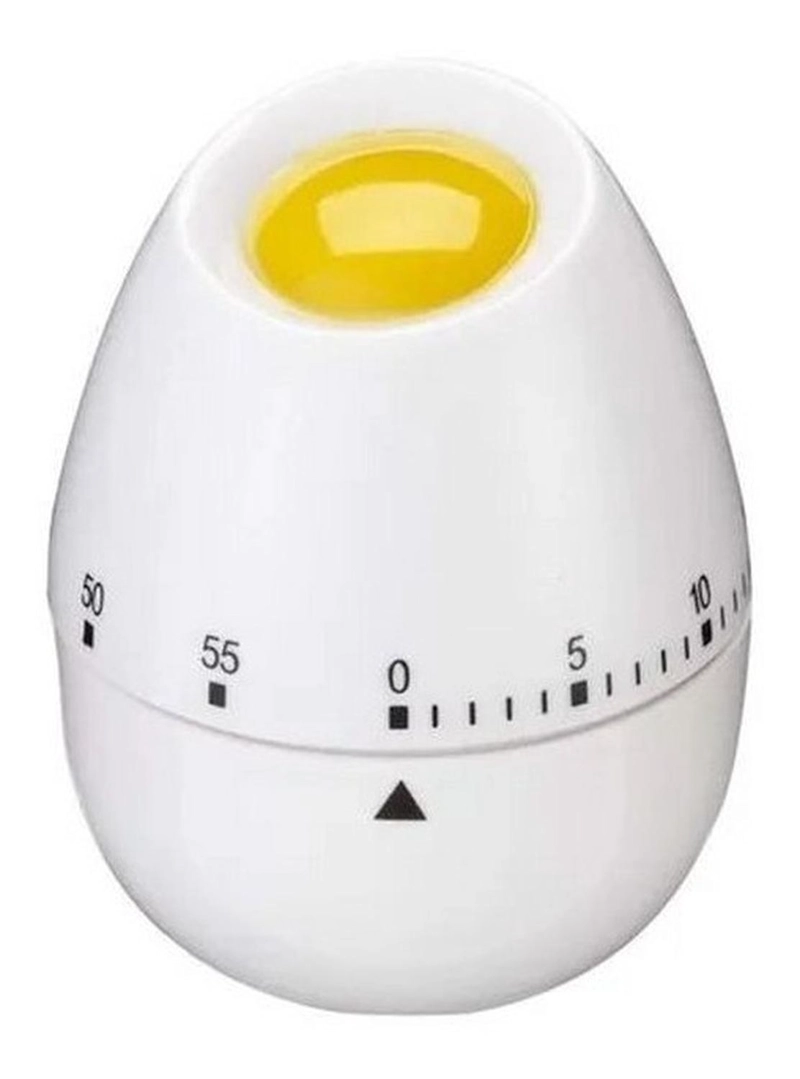 TIMER A CUERDA HUEVO DURO CON YEMA COCINA RELOJ TEMPORIZADOR - 2