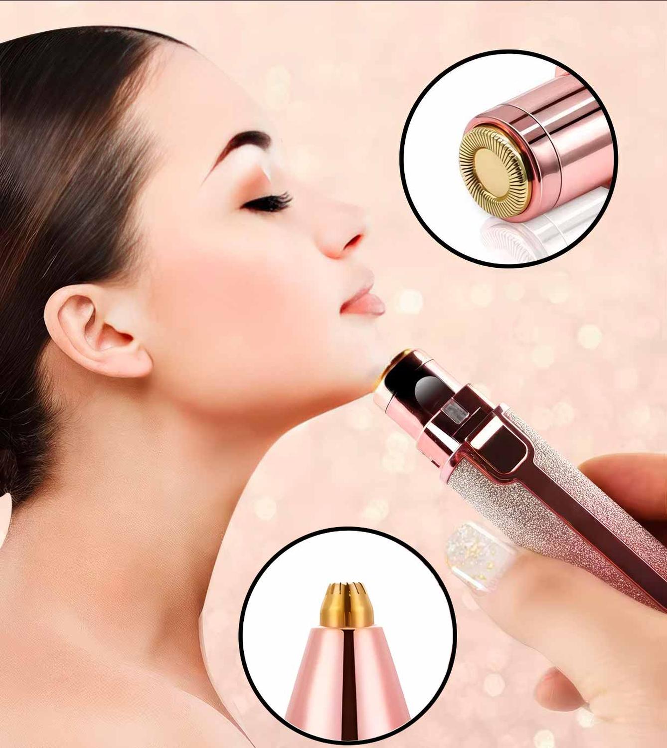 DEPILADORA DE VELLO FACIAL REMOVEDORA PORTATIL RECARGABLE HX 203B - 4