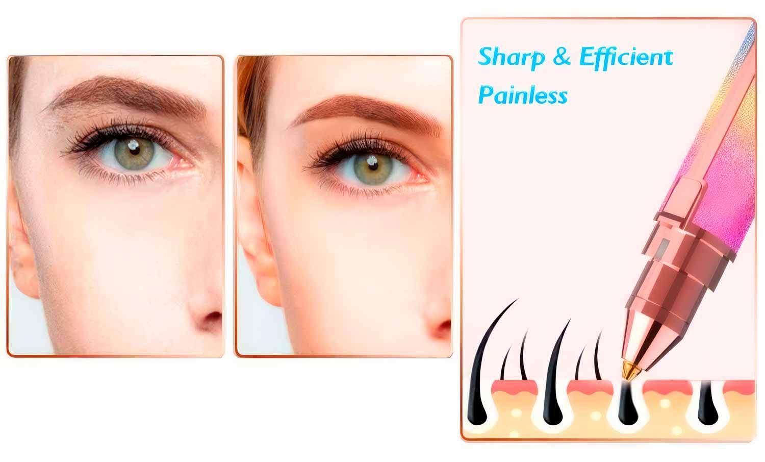 DEPILADORA DE VELLO FACIAL REMOVEDORA PORTATIL RECARGABLE HX 203B - 5