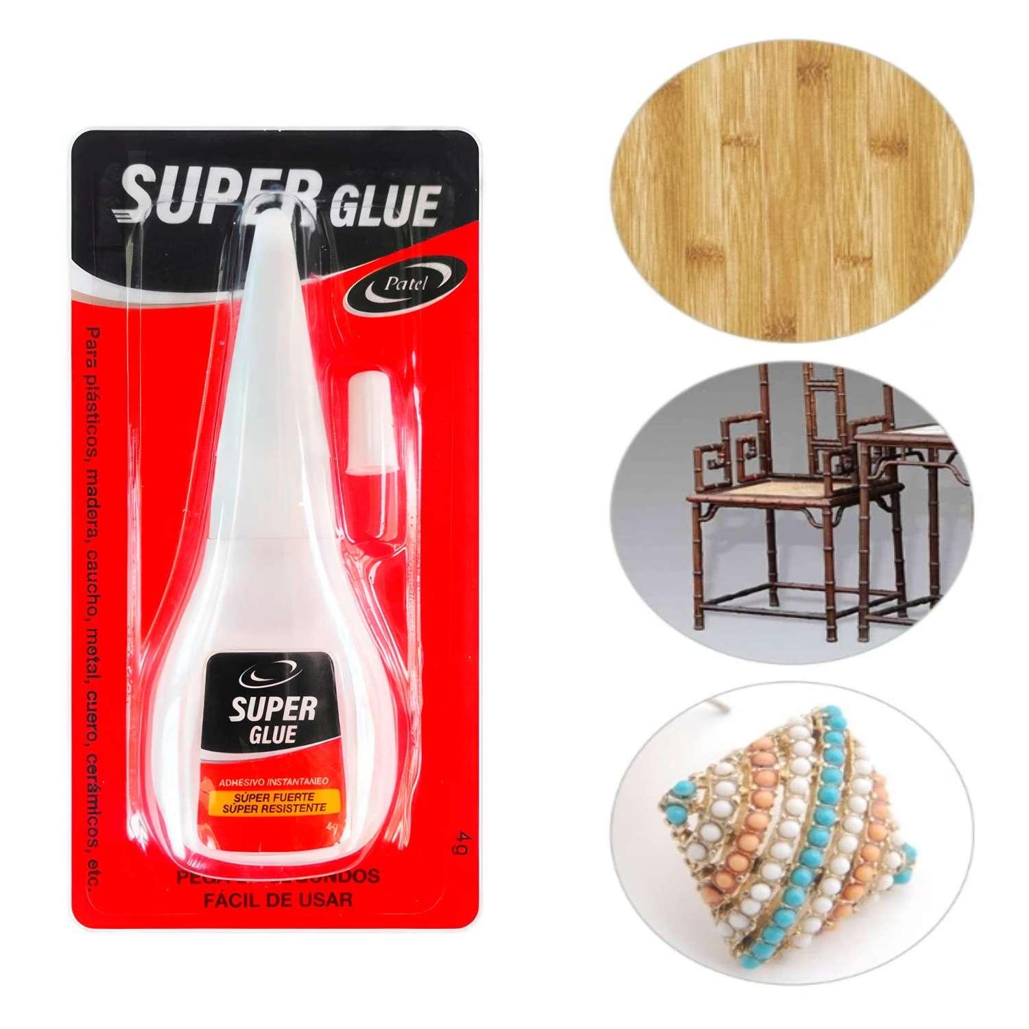 PEGAMENTO SUPER GLUE TIPO GOTITA ADHESIVO INSTANTANEO 1X SUPER GLUE - 3