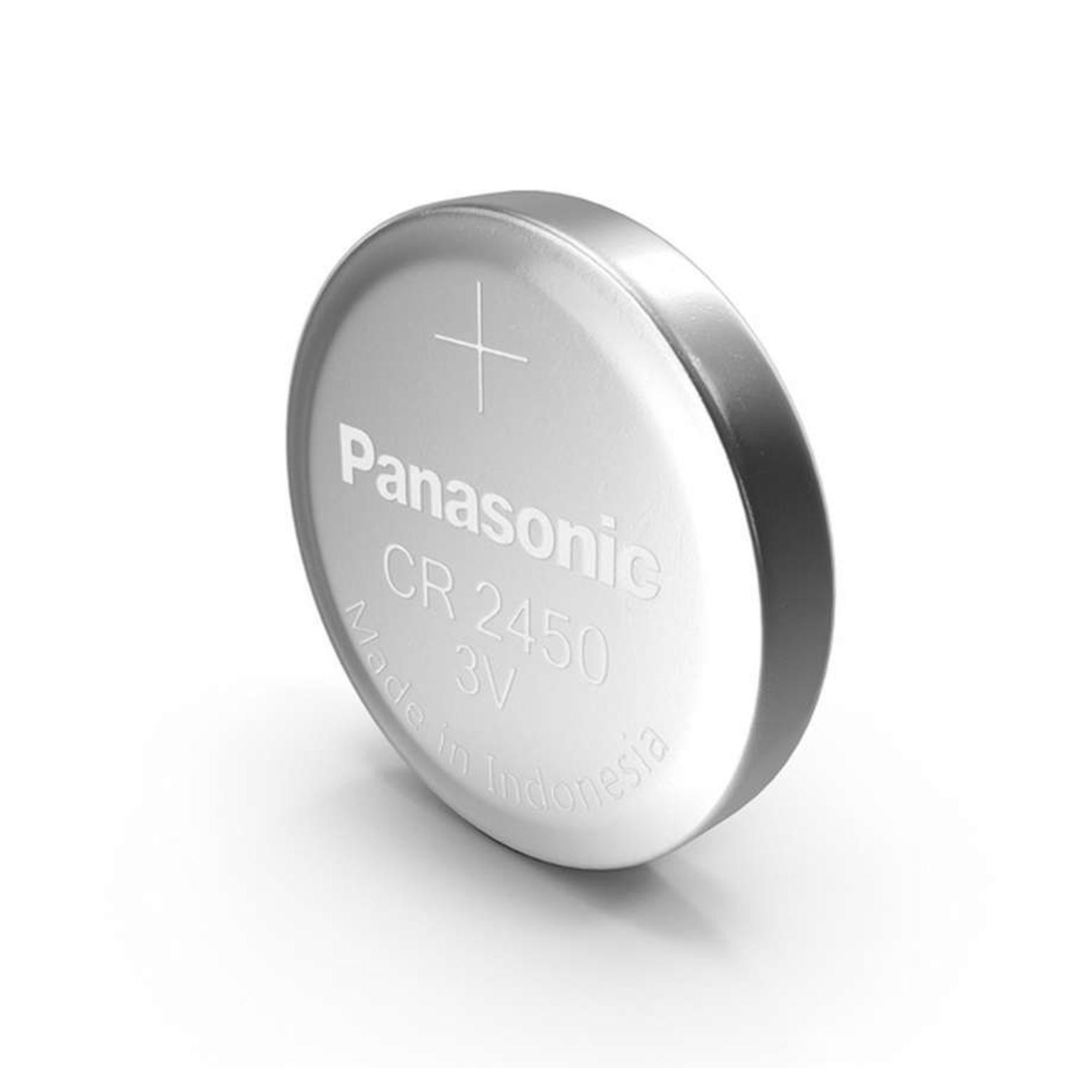 PILA DE BOTON PANASONIC CR2450 BATERIA RELOJ CONTROL JUGUETES MOD CR-2450 - 2