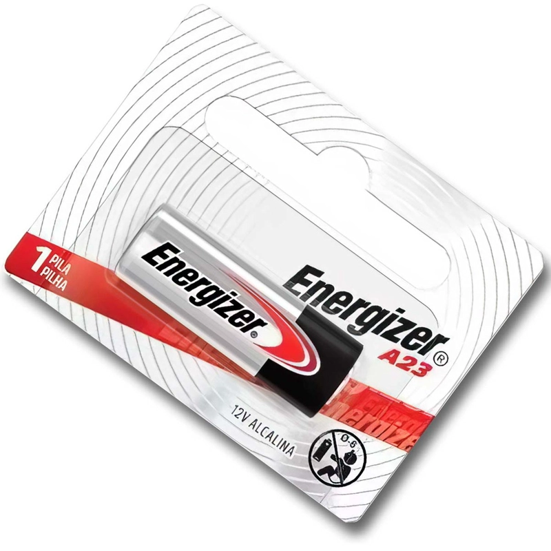 PILA 23A 12V BLR50 MN21 CONTROL REMOTO AUTO PORTON ALARMA 1X PILA ENERGIZER 23A - 6