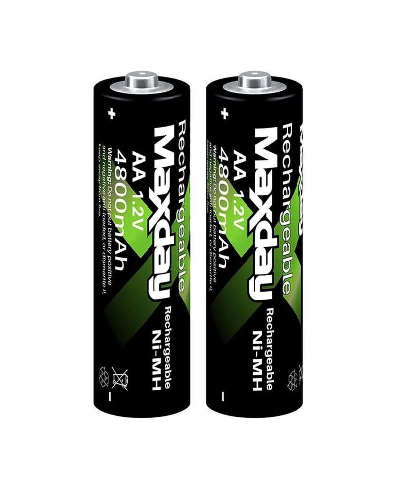 PACK DE 2 PILAS RECARGABLES MAXDAY AA 4800MAH MAXDAY AA - 4
