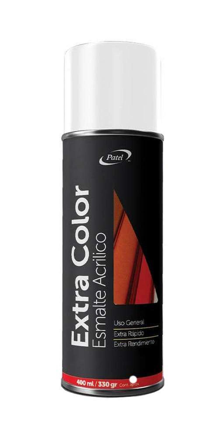 PINTURA EN SPRAY BRILLANTE INTERIOR EXTERIOR SECADO RAPIDO COLOR BLANCO - 1