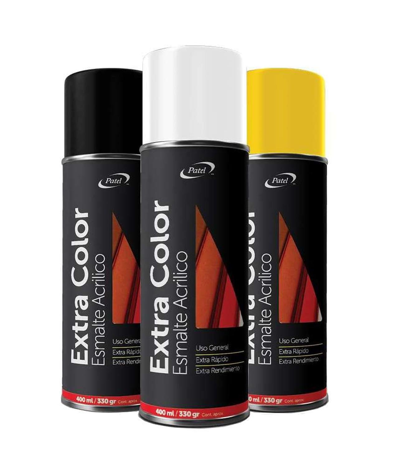 PINTURA EN SPRAY BRILLANTE INTERIOR EXTERIOR SECADO RAPIDO COLOR BLANCO - 3