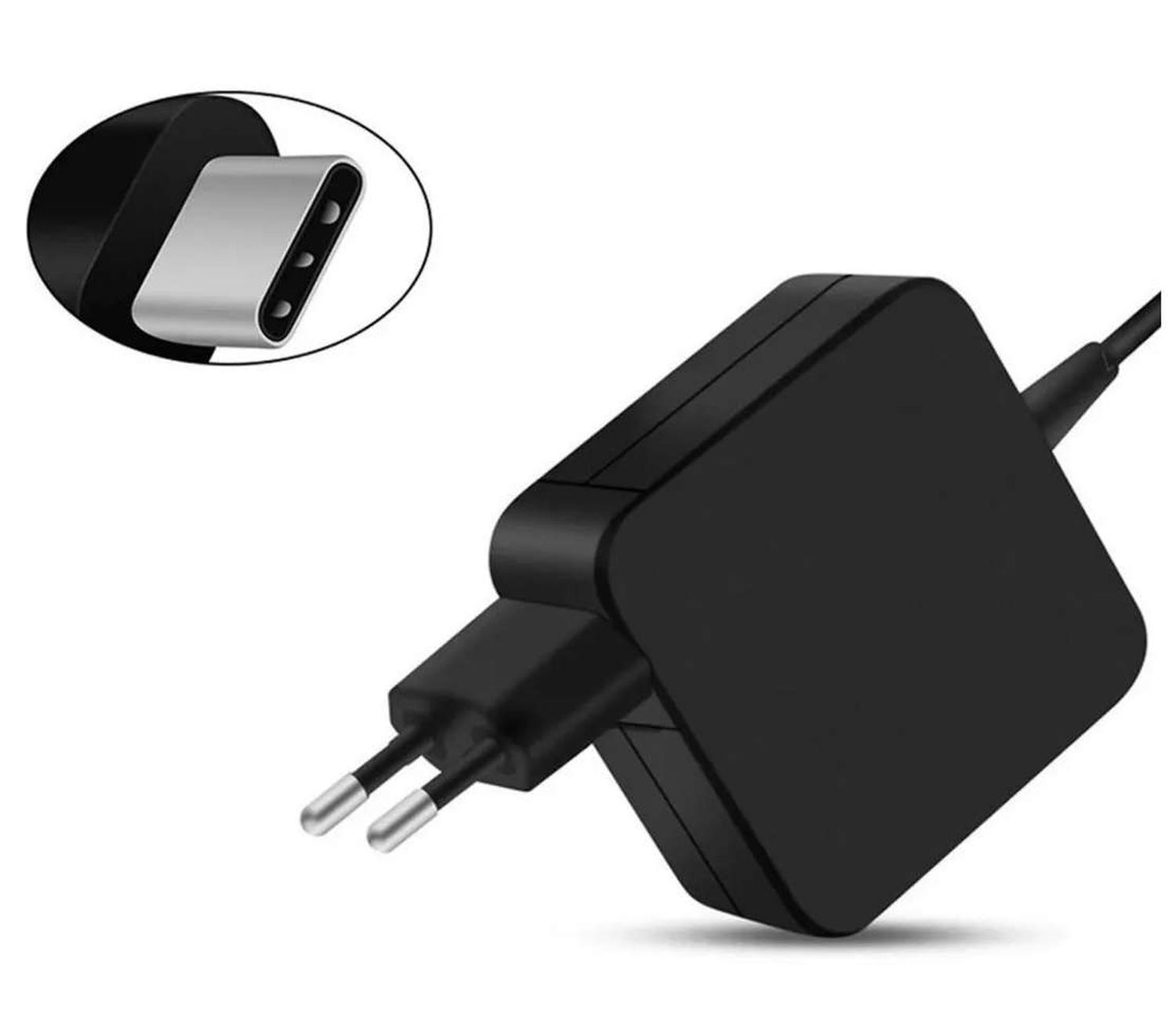 CARGADOR 65W TIPO C ALTERNATIV PARA MACBOOK LENOVO ASUS DELL NEW - 1
