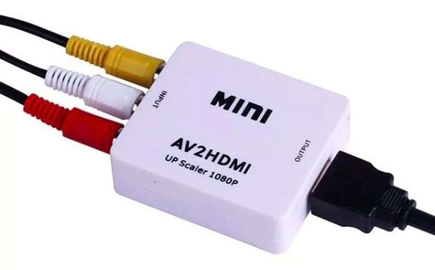 ADAPTADOR GEN CONVERSOR PARA PLAYSTATION WII XBOX RCA VIDEO HDMI AV PLAY RCA A TV HDMI - 3