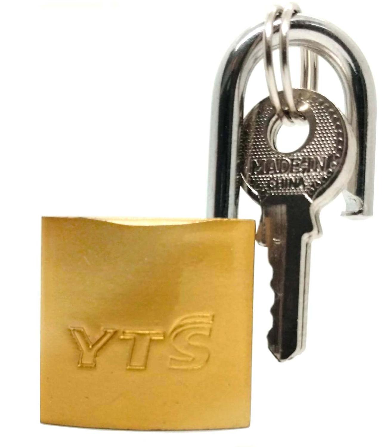 CANDADO A LLAVE 25MM METAL MALETA CASILLERO EQUIPAJE LOCKER 25MM - 4