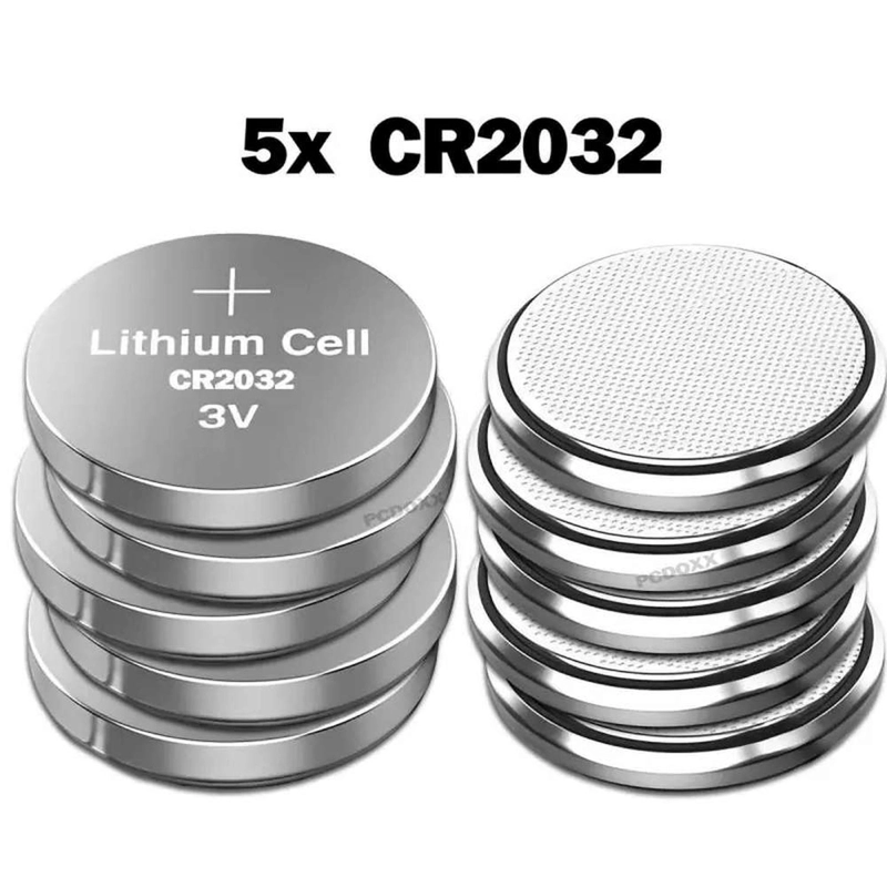 PACK TIRA 5 PILAS TIPO BOTON LITIO CR2032 LITHIUM MAXDAY - CR2032 - 3
