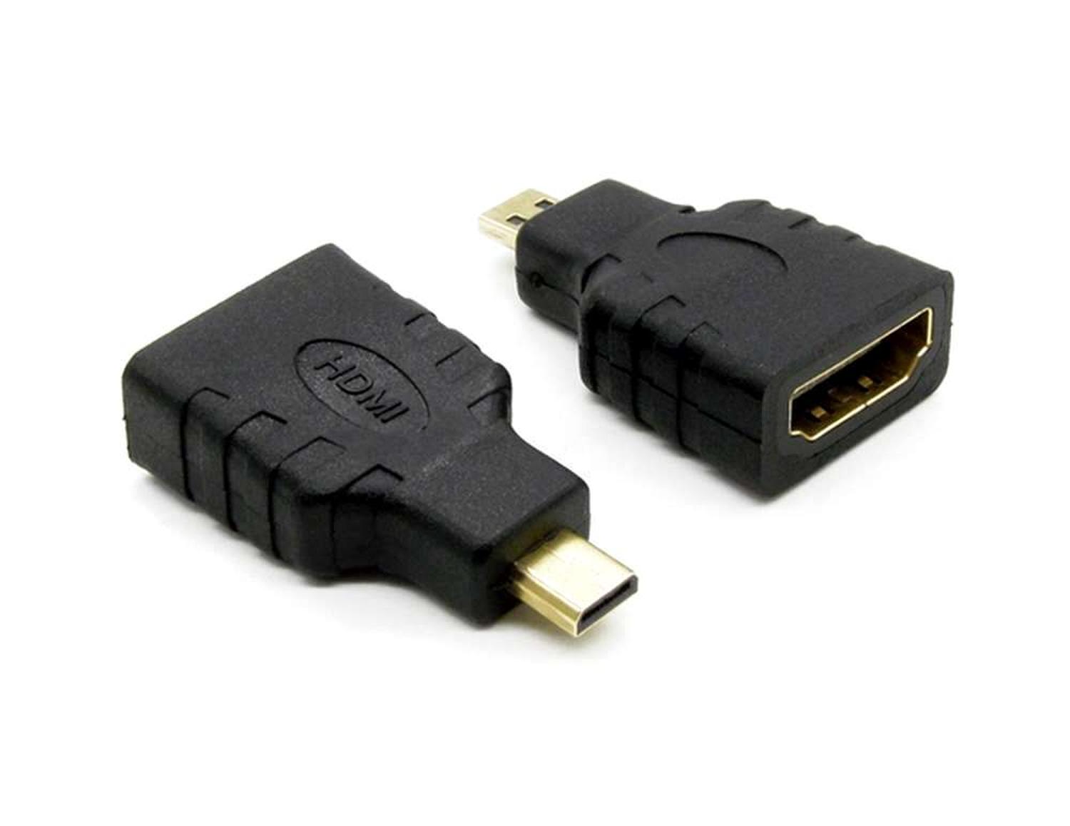 ADAPTADOR GEN CONVERSOR HDMI A MICRO HDMI PANTALLA CAMARA NOTEBOOK Y/O LED HDMI A MICRO HDMI - 1
