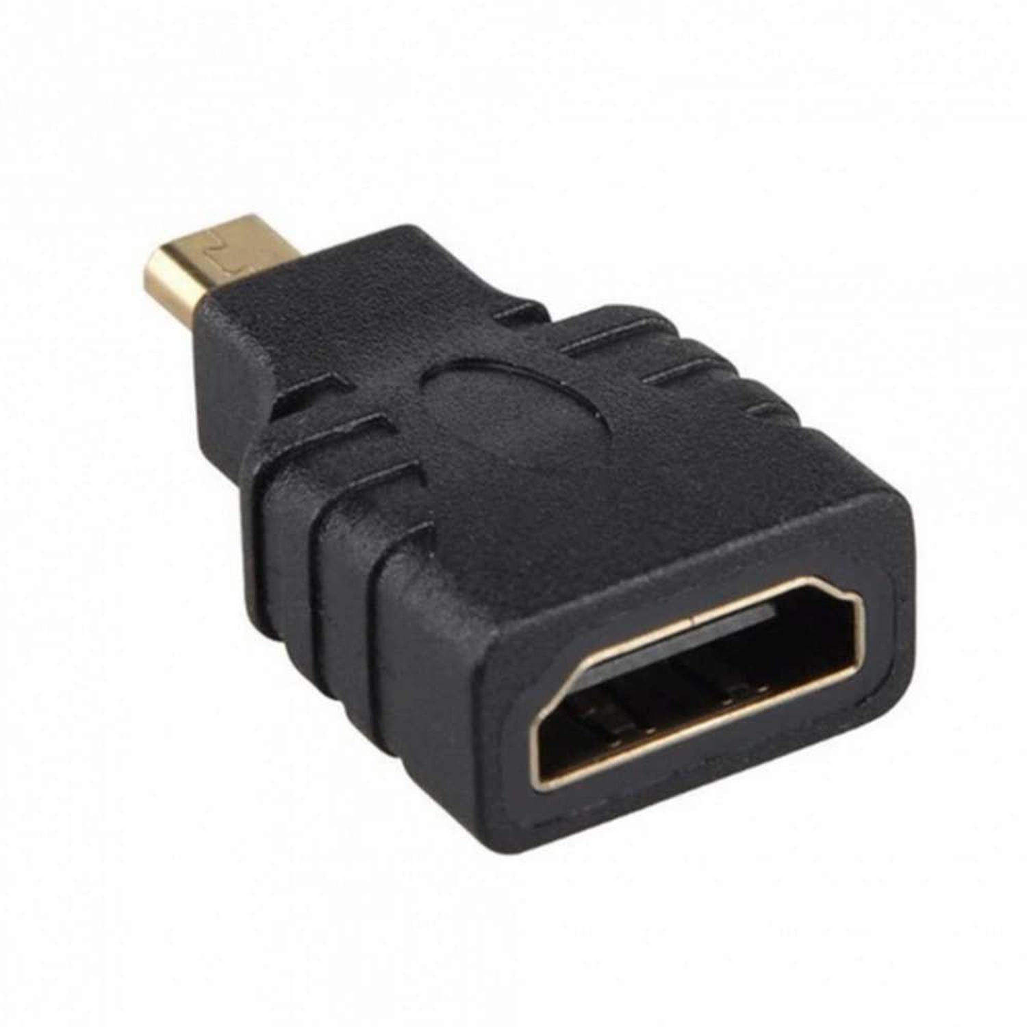 ADAPTADOR GEN CONVERSOR HDMI A MICRO HDMI PANTALLA CAMARA NOTEBOOK Y/O LED HDMI A MICRO HDMI - 2