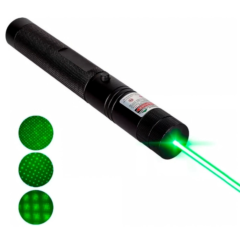 LASER VERDE RECARGABLE 6 CM PUNTERO ASTRONOMICO ALTA POTENCIA LASER VERDE - 5