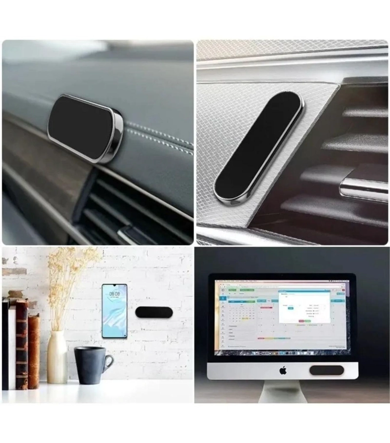 SOPORTE MAGNE TICO CELULAR PARA AUTO IMAN PLANO SLIM DELGADO AL AZAR  CJ - 12 - 4