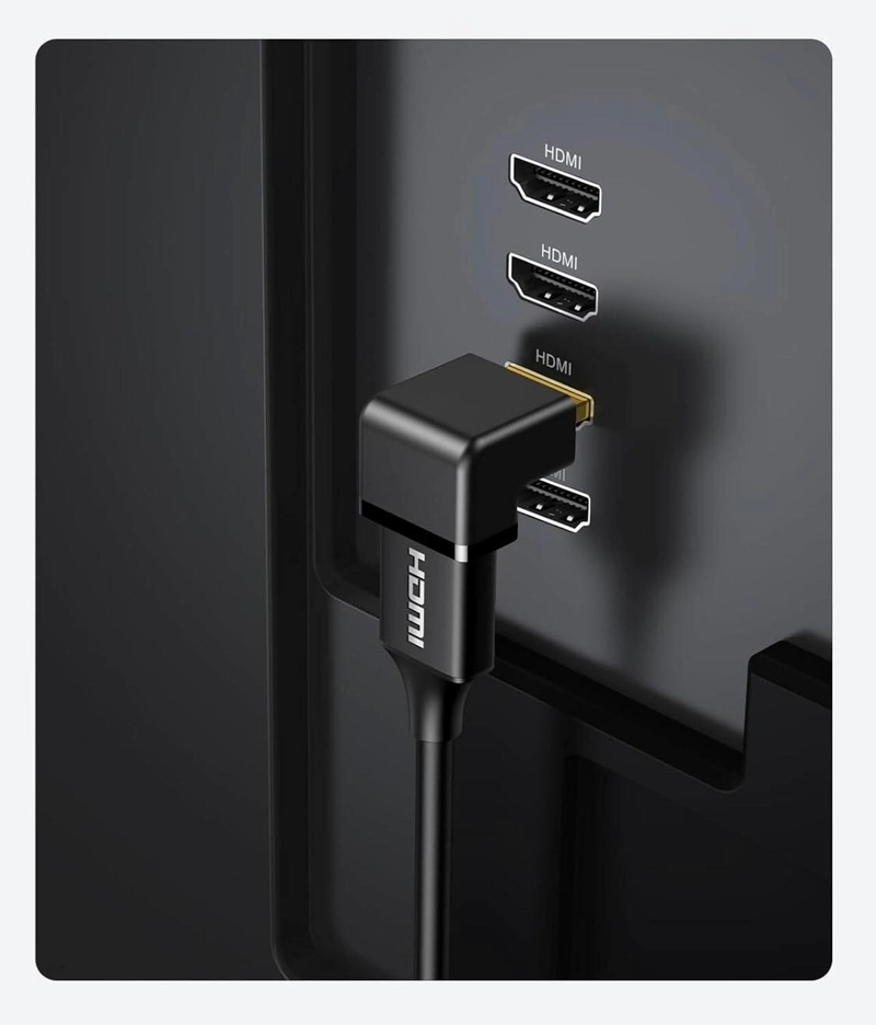 COPLA GEN ADAPTADOR PARA HDMI ANGULO 90 CABLE PANTALLA TV LED PC NOTEBOOK HDMI EN L - 2