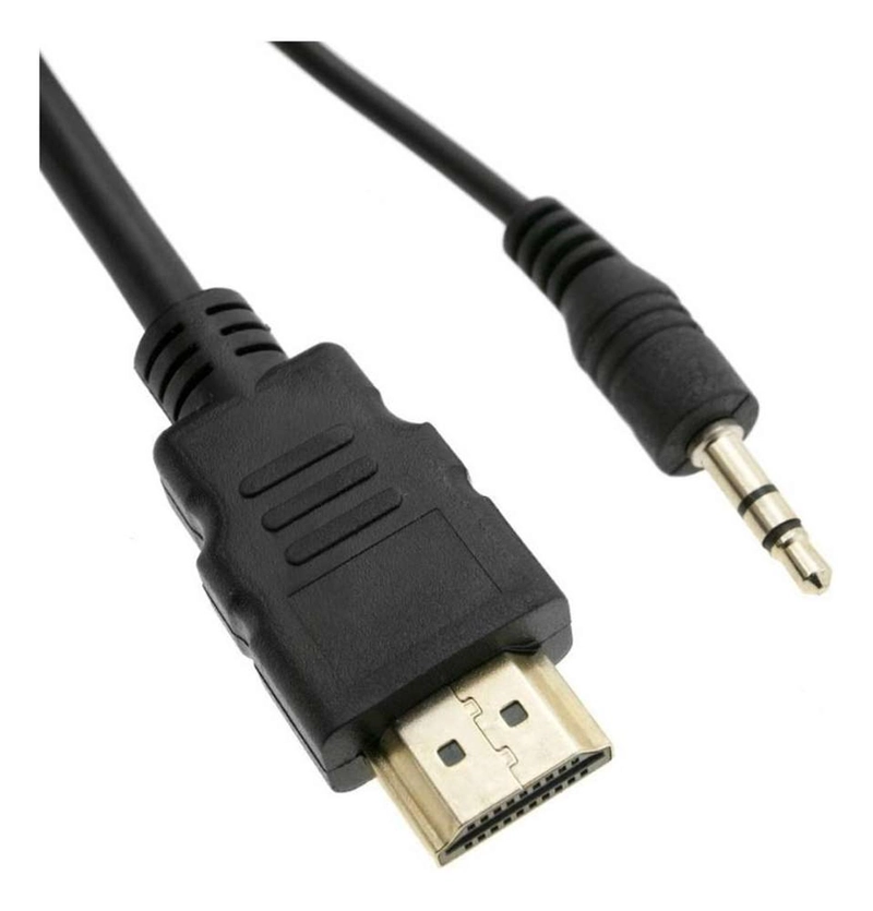 CONVERSOR DE HDMI A VGA CON AUDIO CABLE ADAPTADOR FULL HD - 3