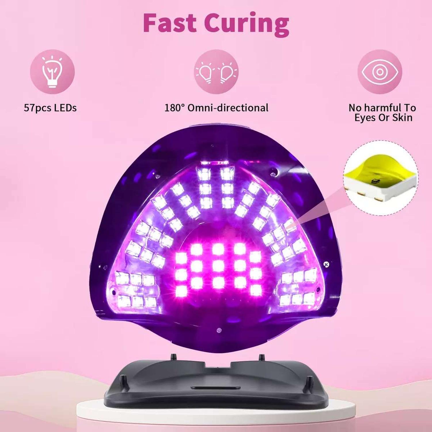 LAMPARA MANICURE LED SECADOR UV PARA MANICURE 268W SUN S2 PRO - 8