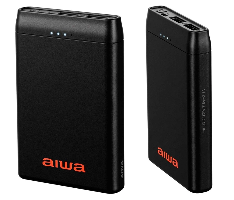 CARGADOR POWER BANK PORTATIL USB BATERIA RECARGABLE EXTERNA AIWA PAW50 - 3