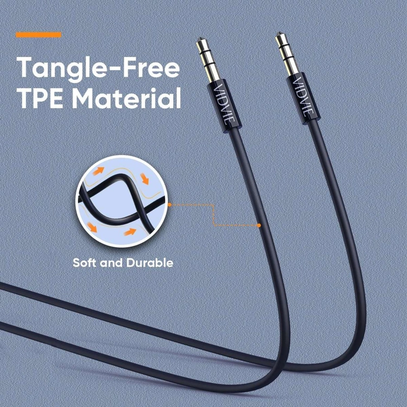 CABLE 1X1 AUXILIAR PLUG JACK 3.5 AUDIO FINO DELGADO AUDIFONO AL1105 - COLOR AL AZAR - 7